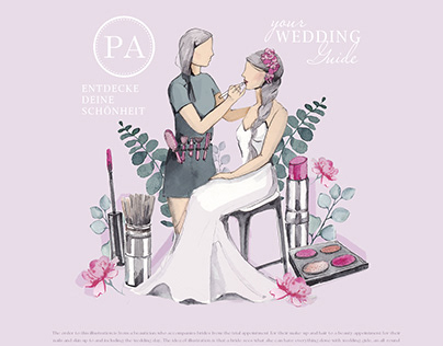 Watercolor illustration of Wedding services