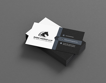 Dark Horse LLP Business Card Design