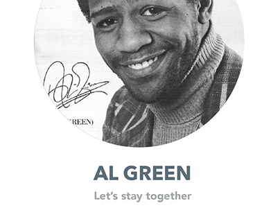 Cuz I love Al Green's music