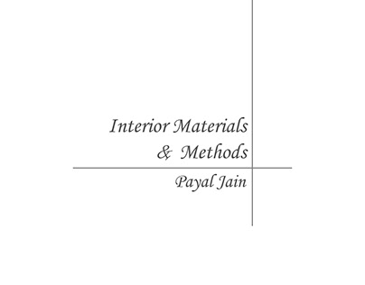 Interior Materials & Methods
