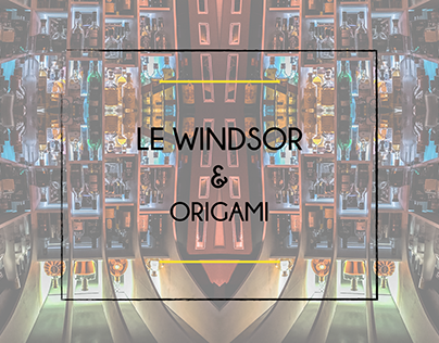 Projet : Le Windsor bar cocktail Equipe gagnante ISCOM
