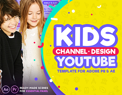 Kids YouTube Channel Design | After Effects & Premiere