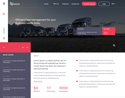 Fleet Management Web UI Design