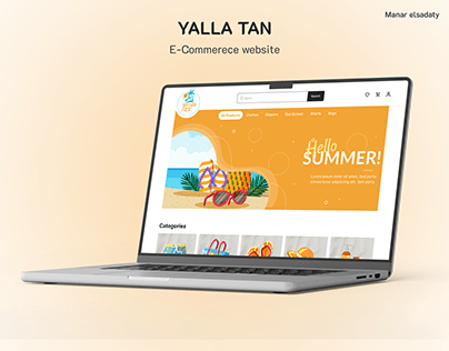 Yalla Tan_E-commerece Landing page