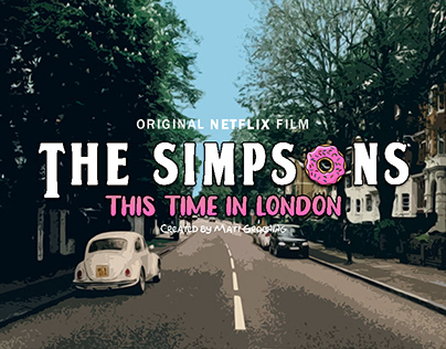 Cartel The Simpsons: This Time In London