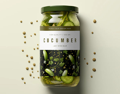 3D cucumber jar