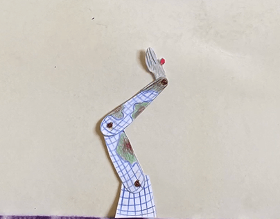 Paper-cutout puppet stop-motion explorations