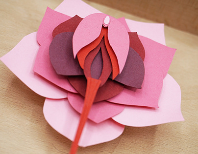 LaBian Rose - Mini paper sculpture