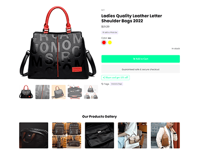 Shopify dropshipping store design