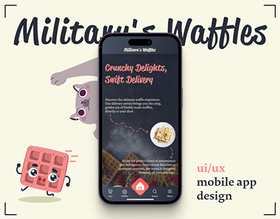 Militaru's Waffles - Project UI/UX Design
