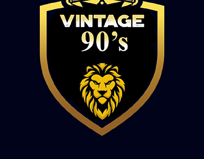 Logo for vintage 90's Cricket team