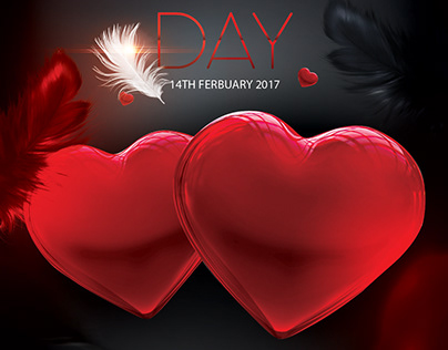 Valentines Day Party FREE PSD Flyer Template