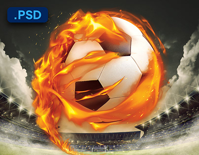 Football Soccer Flyer Template PSD