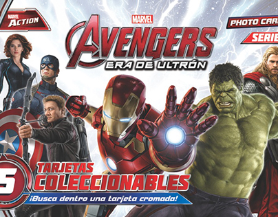 Editorial Design - Marvel Action Photo Cards
