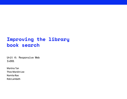 Library Search Process Book
