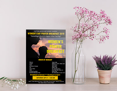 Women's Prayer Invvitation Design