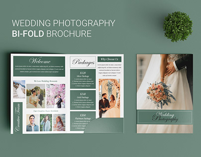 Wedding photography Bi-fold Brochure