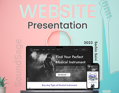 SoundSage Web Presentation - E-commerece