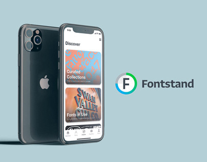 Fontstand iPhone App Design - UI/UX Design