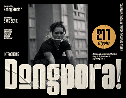 Dongpora - Condensed Sans Serif