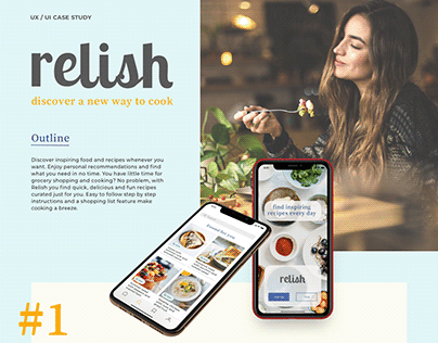 Relish Cooking App & Reponsive Design