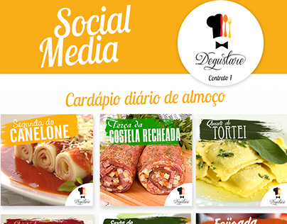 Social Media - Restaurante Degustare - Contrato 1