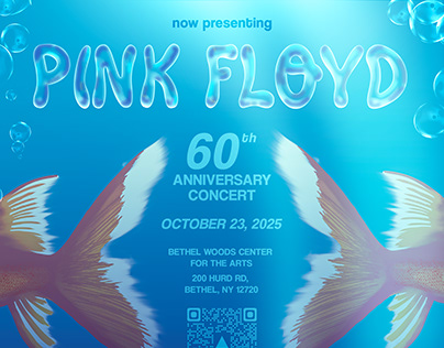Pink Floyd 60th Anniversary Concert (Poster Design)