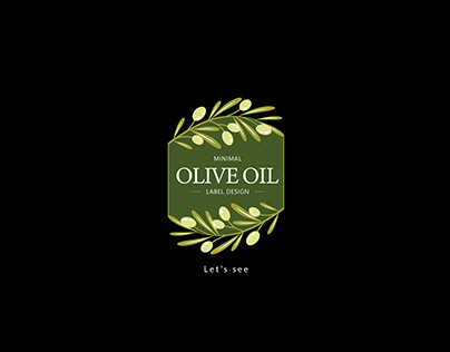 Label Design Olive Oil - 500 ml