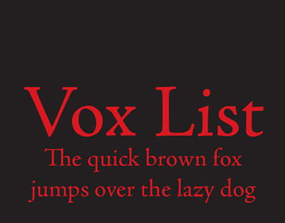 Vox Classification