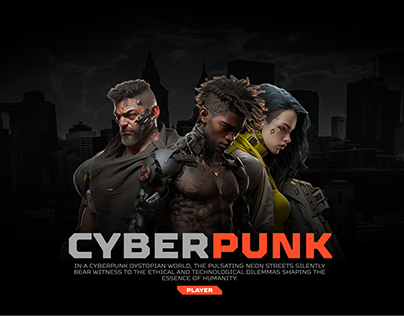 Project thumbnail - Cyber Punk Site