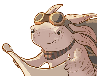 Character Design Challenge: Axolotl Adventurer