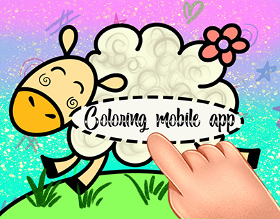Coloring mobile application
