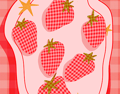 Strawberry Nice - Spring illustration