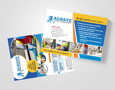 Flyer for Aloaye Cleaning Services