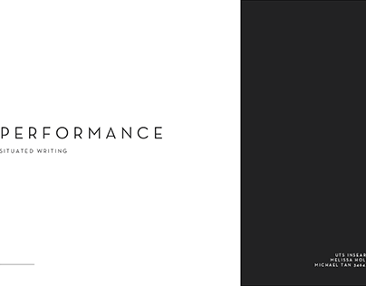 Performance - Situated Writing