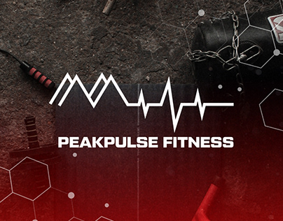PeakPulse Fitness | Logo and Graphic Design