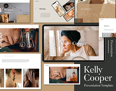 Kelly Cooper Lookbook Presentation Template