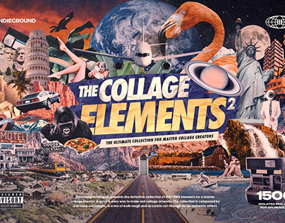 1500+ Collage Elements Creator Kit