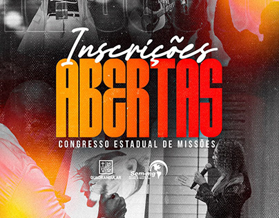 ARTES PARA CONGRESSO ESTADUAL DE MISSÕES /MG