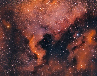 North America Nebula and Pelican Nebula
