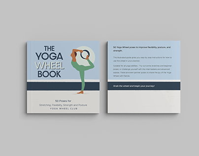 Yoga Wheel Book Cover design