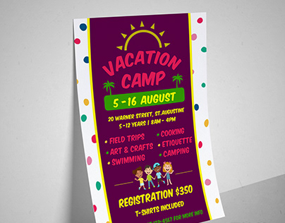 Vacation Camp Flyer