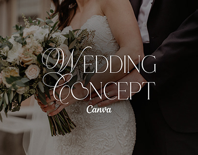 Wedding Concept Design // Free Canva Templates
