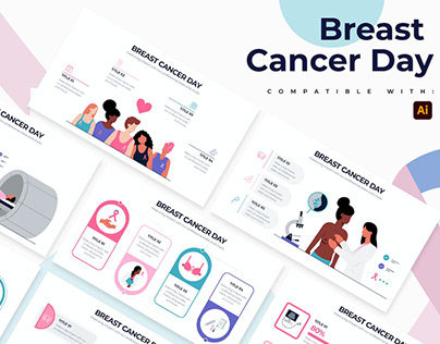 Breast Cancer Day Illustrator Infographics
