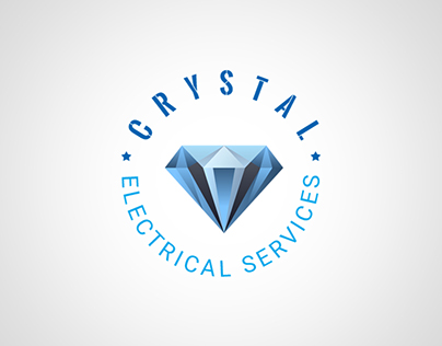 Business Card Design for Crystal Electrical Services