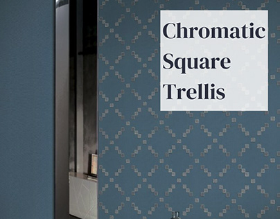Chromatic Square Trellis - Image