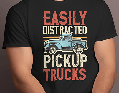 Easily Distracted by Old Pickup Trucks Funny Trucks