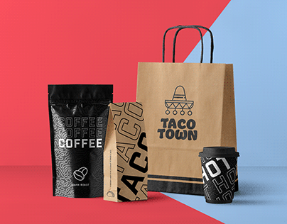 Taco Town - Mexican Coffee Shop Mockup