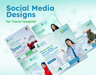Hospitals Social Media Designs
