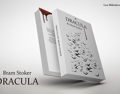 book cover design, drakula-uni project